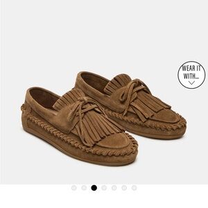 Steve Madden Samuel Chestnut Suede Loafers
